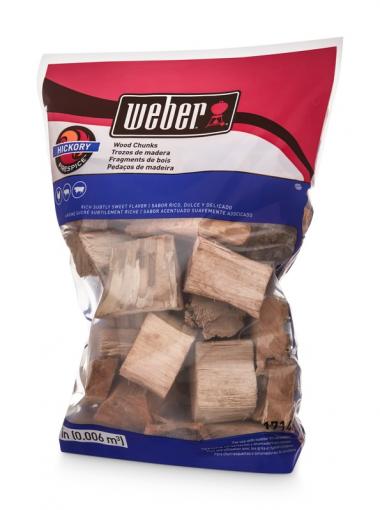 WEBER HICKORY CHUNKS 4# BAG