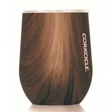 Stemless, 12oz Walnut Wood