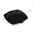 10.25" Sq. Skillet Grill, White