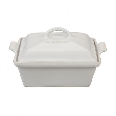 2.5 QT. WHITE CVD SQ. CASS.