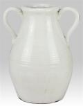 11.75"H X 7.75" STONEWARE VASE