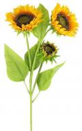 34" SUNFLOWER SPRAY - YELLOW