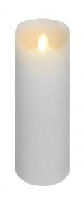 3"W X 8"H WAX FLICKERING CANDLE