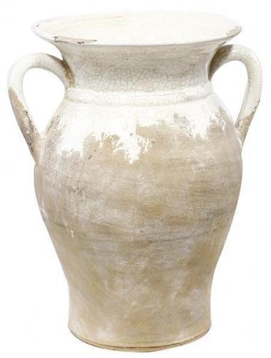 10" HND THROWN RND VASE