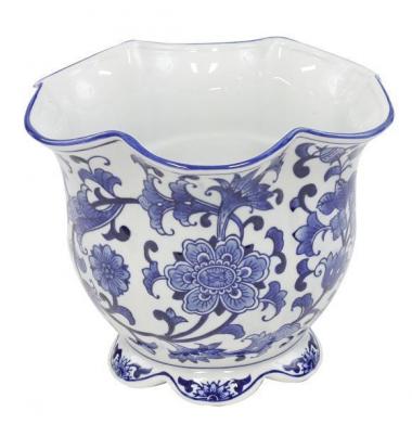 6.75"H PORCELAIN JARDINIERE