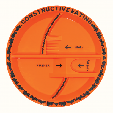 CONSTRUCTION CHILDS PLATE