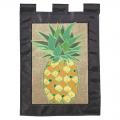 Lg. Flag, Pineapple Burlap