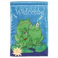 Garden Flag, Welcome Frogs