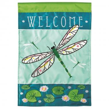 Large Flag, Welcome Dragonfly