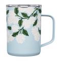Mug, 16oz Gloss Blue Hydrangea