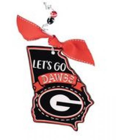 LET'S GO GEORGIA FLAT ORNAMENT