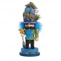 11" NUTCRACKER W/SEA TURTLE HAT