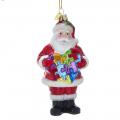 SANTA AUTISM AWARENESS ORN.