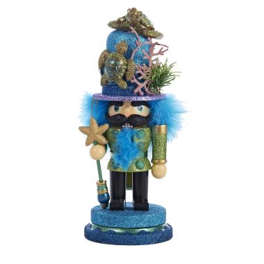 11" NUTCRKR W/SEA TURTLE HAT