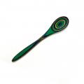 8" Peacock Pakka Mini Spoon
