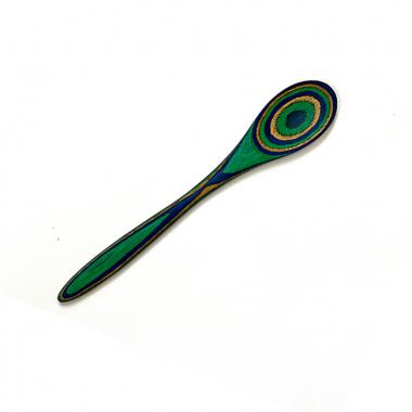 8" Peacock Pakka Mini Spoon
