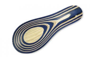 Blue Pakka Spoon Rest  9.5"