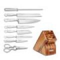 CL.WHT. 9 PC KNIFE BLOCK SET