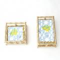 PAPER GUEST TOWEL LEMON/GNGR