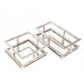 GUEST TOWEL TRAY, SILVER