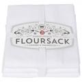 SET/3 WHITE, FLOUR SACK TOWELS