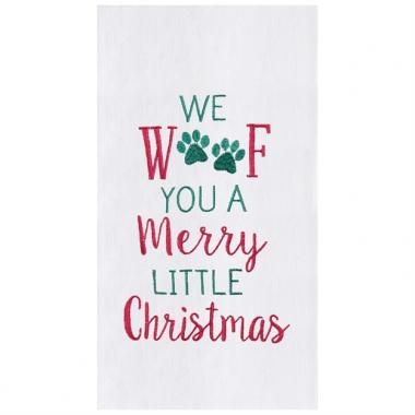 Merry Woofmas Towel