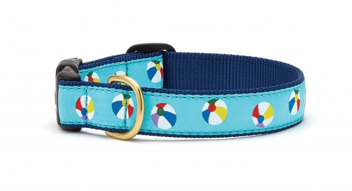 MED. WIDE, BEACH BALLS DOG
