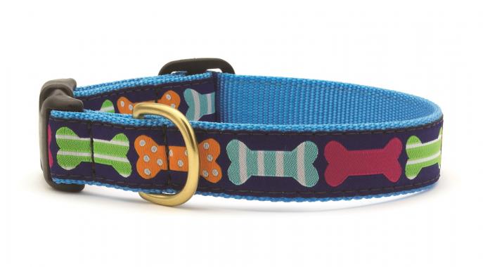 MED. WIDE, BIG BONES DOG COLLAR