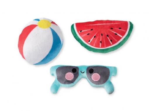 POOL PARTY SMALL DOG TOY S/3