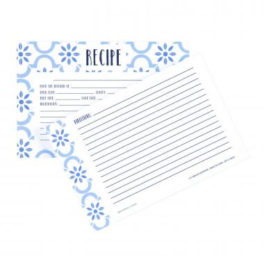 True Blue Recipe Cards