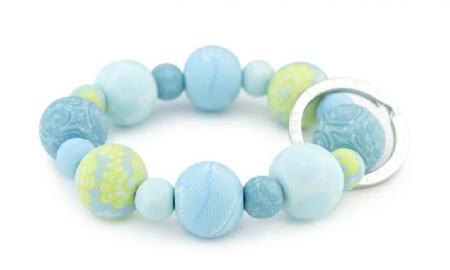 BERMUDA BLUE WRIST KEYCHAIN