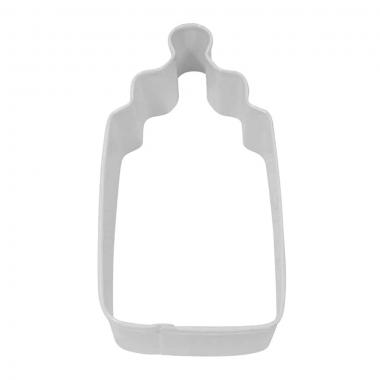 4" WHITE BABY BOTTLE COOKIE