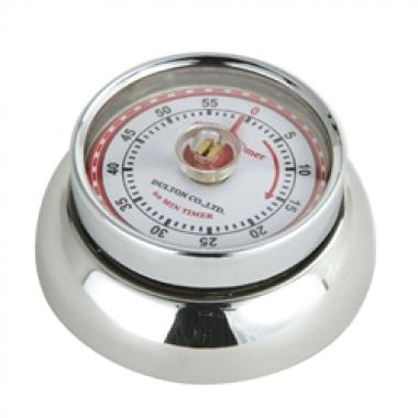 CHROME, RETRO KITCHEN TIMER