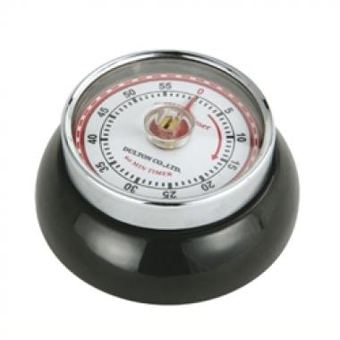 BLACK, RETRO KITCHEN TIMER
