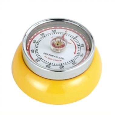 YELLOW, RETRO KITCHEN TIMER