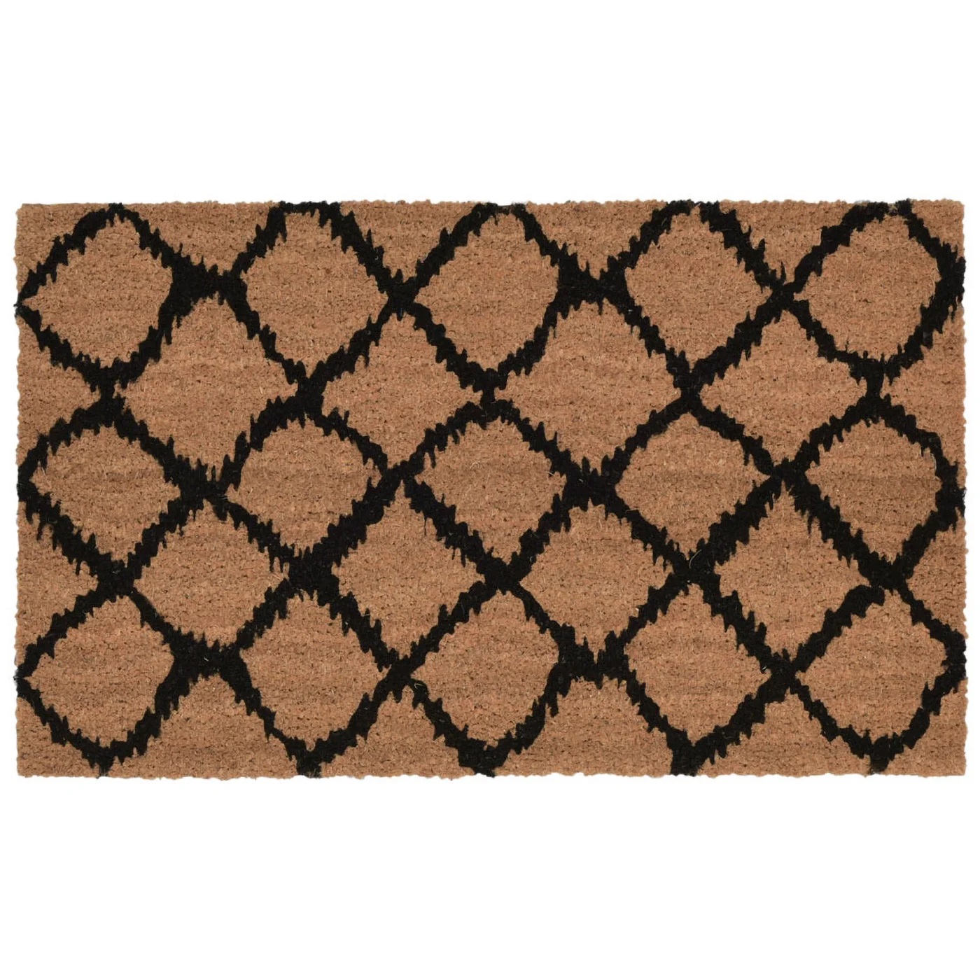 18 X 30 Ikat Lttce BK Door Mat