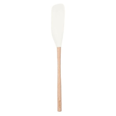 F-C Wood Handle Jar Scrpr White