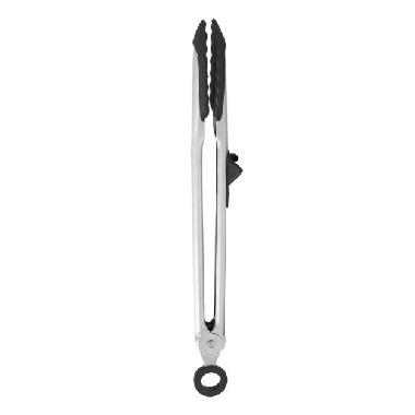 13" Silicone Tong, Black