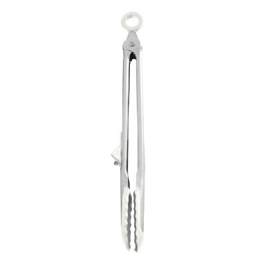 13" Silicone Tong, White