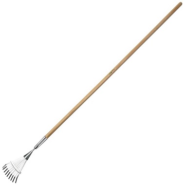 SS Long Handled Shrub Rake