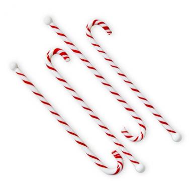 CANDY CANE SWIZZLE STICKS S/4