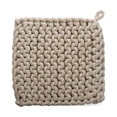 CRCHT TRIVET/POTHOLDER, NAT.