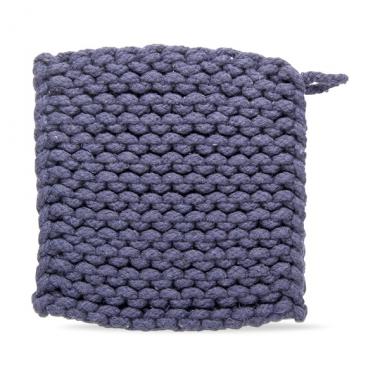 CRCHT TRIVET/POTHOLDER, MID.BL.