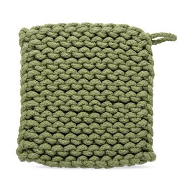 CRCHT TRIVET/POTHOLDER, OLIVE