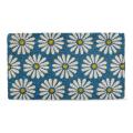 WHITE DAISIES COIR MAT