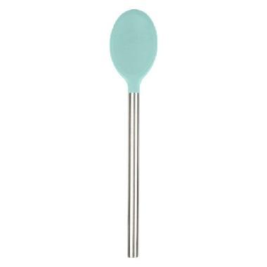 Slcn Spoon w/SS Handle Aq