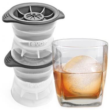 Sphere Ice Molds Charcoal S/2