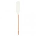 F-C Wood Handle Jar Scrpr White