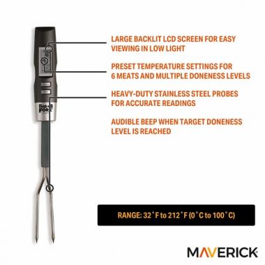 BBQ FORK, DIGITAL THERMOMETER,
