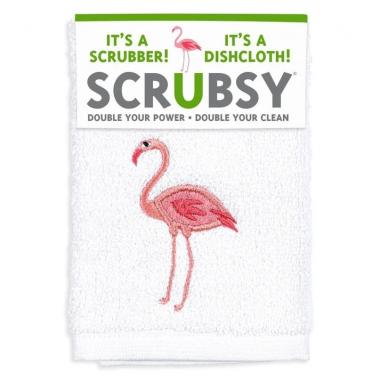 SCRUBSY Cloth - Flamingo